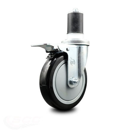 Service Caster Regency Work Table Total Locking Caster Replacement REG-SCC-EXTTL20S514-PPUB-BLK-112